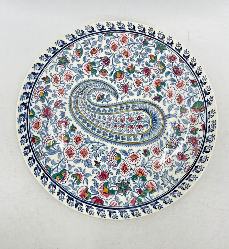 Vintage Gien Paisley 12