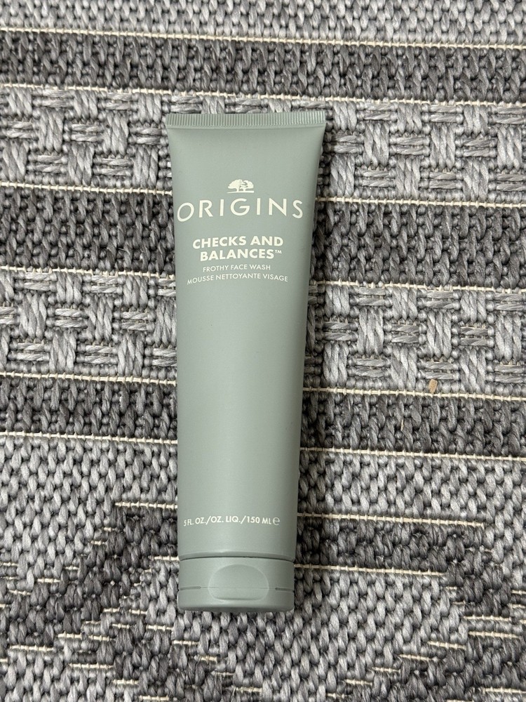 Origins Checks And Balances Frothy Face Wash 5.0oz/150 mL Brand New Full Size