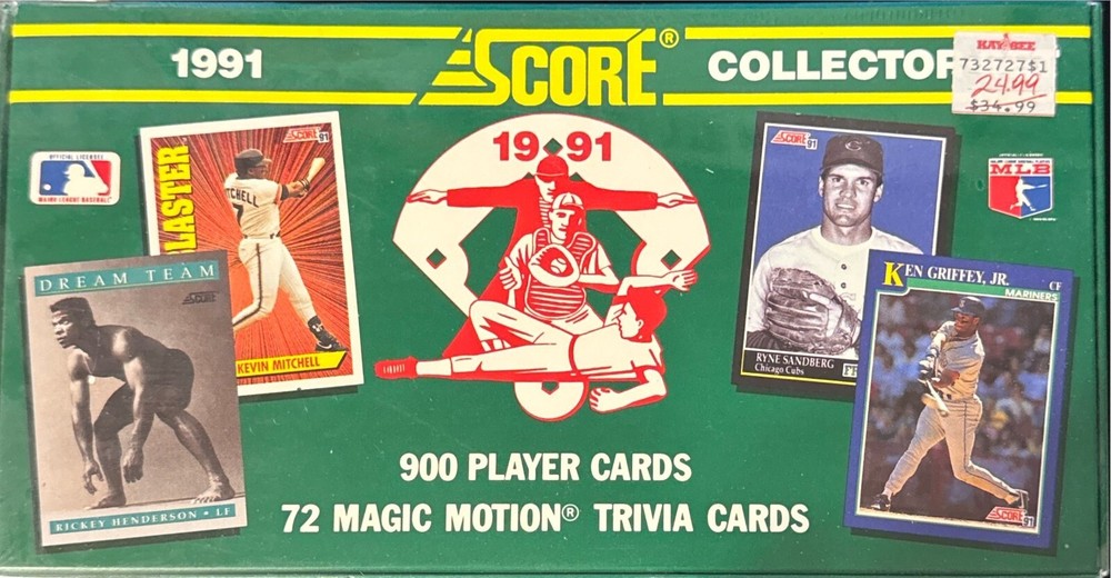 1991 Score Baseball Collector Set 900 Player Cards MLB