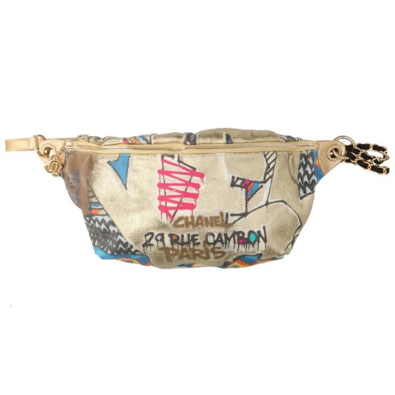 Chanel Graffiti Chain Waist Bag Egyptian Design 518110