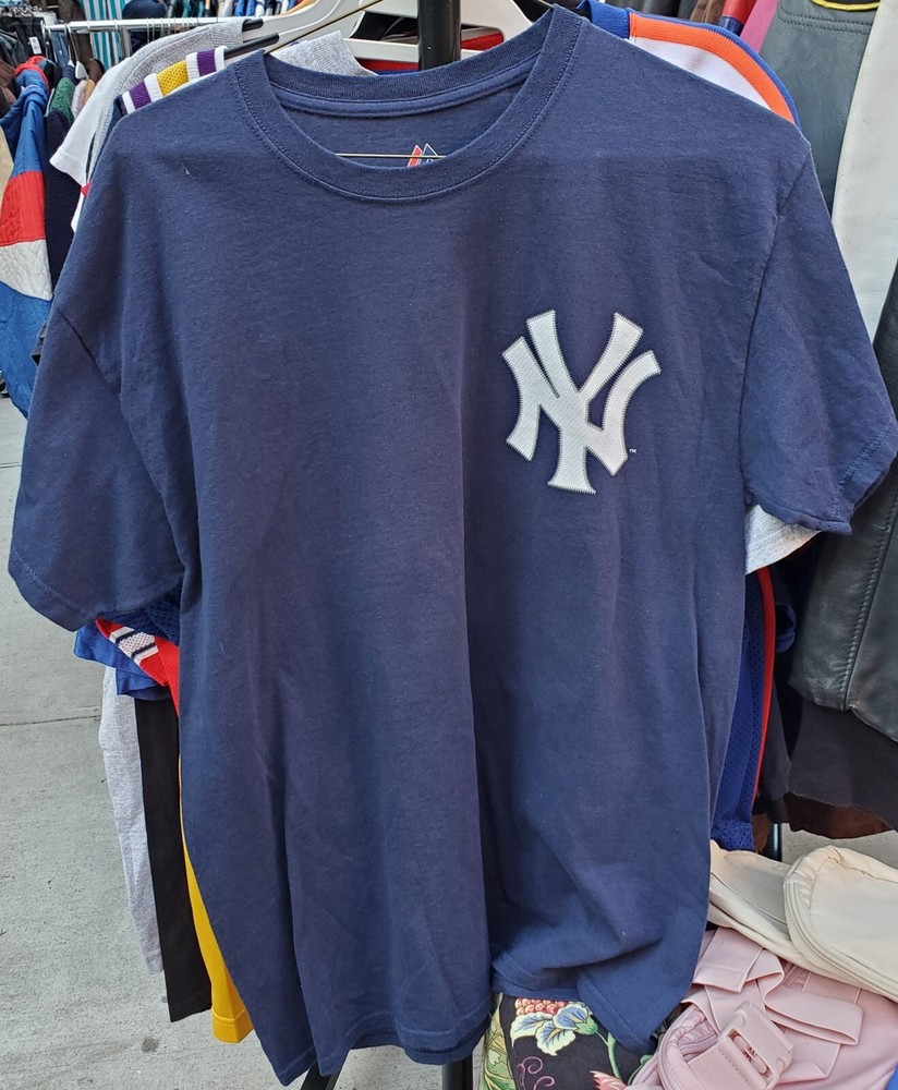Giancarlo Stanton New York Yankees Majestic Adult Size Large T Shirt MLB MVP #27