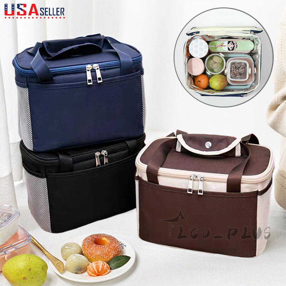 Insulated Lunch Bag for Work School Leakproof Adults Kids Men Women
