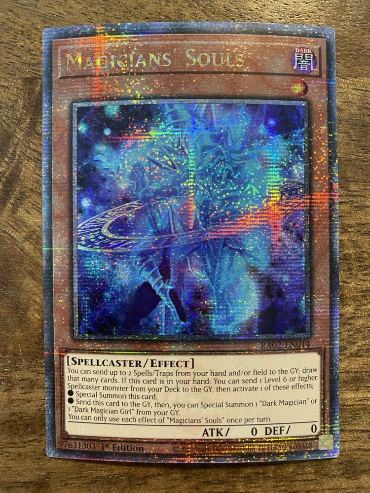 Magicians Souls RA02-EN014 1st Ed Quarter Century Secret Rare NM