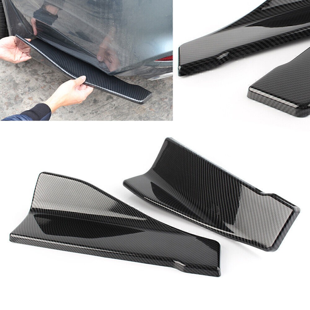 35cm Car Rear/Side Skirt Bumper Lip Skid/Scuff/Scrape Protector Strip Spliter