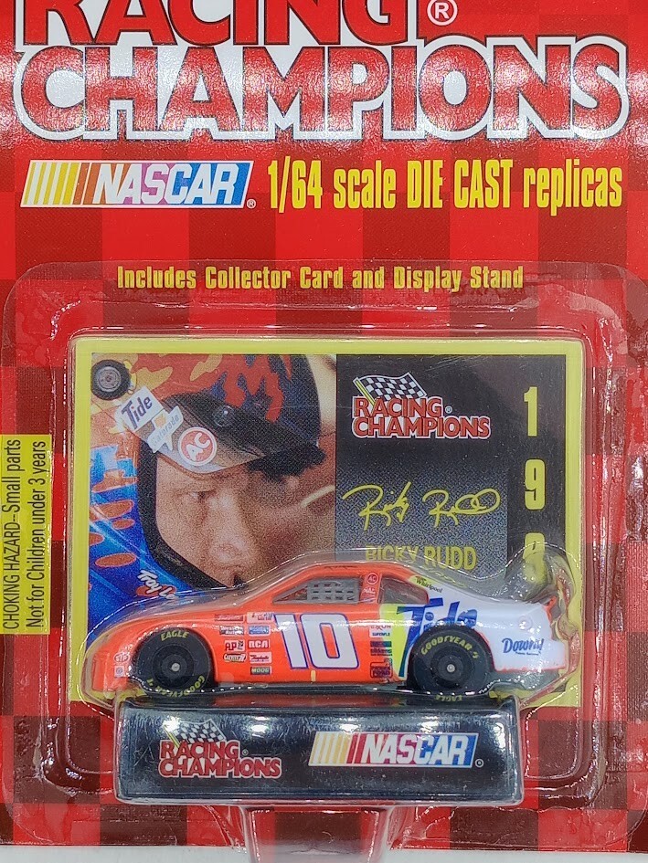 Ricky Rudd 1997 #10 Tide Ford Thunderbird NASCAR Diecast Car by Racing Champions  