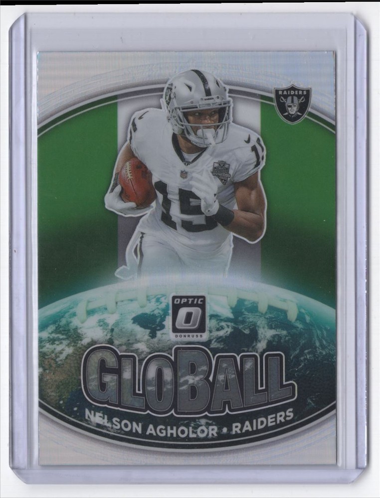 2021 Donruss Optic GloBall Nelson Agholor Las Vegas Raiders #GB-10