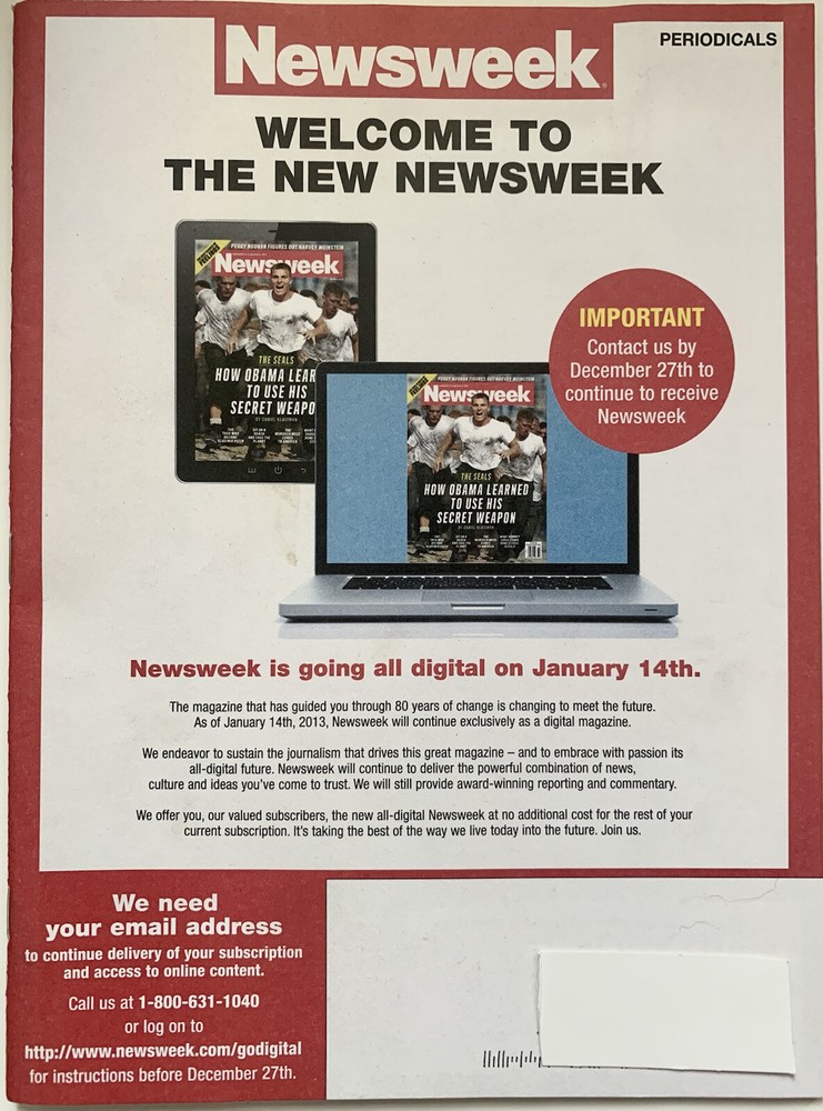 Newsweek Magazine Announce Exclusive Digital Dec 10, 2012 Hunt For Genghis Kahn