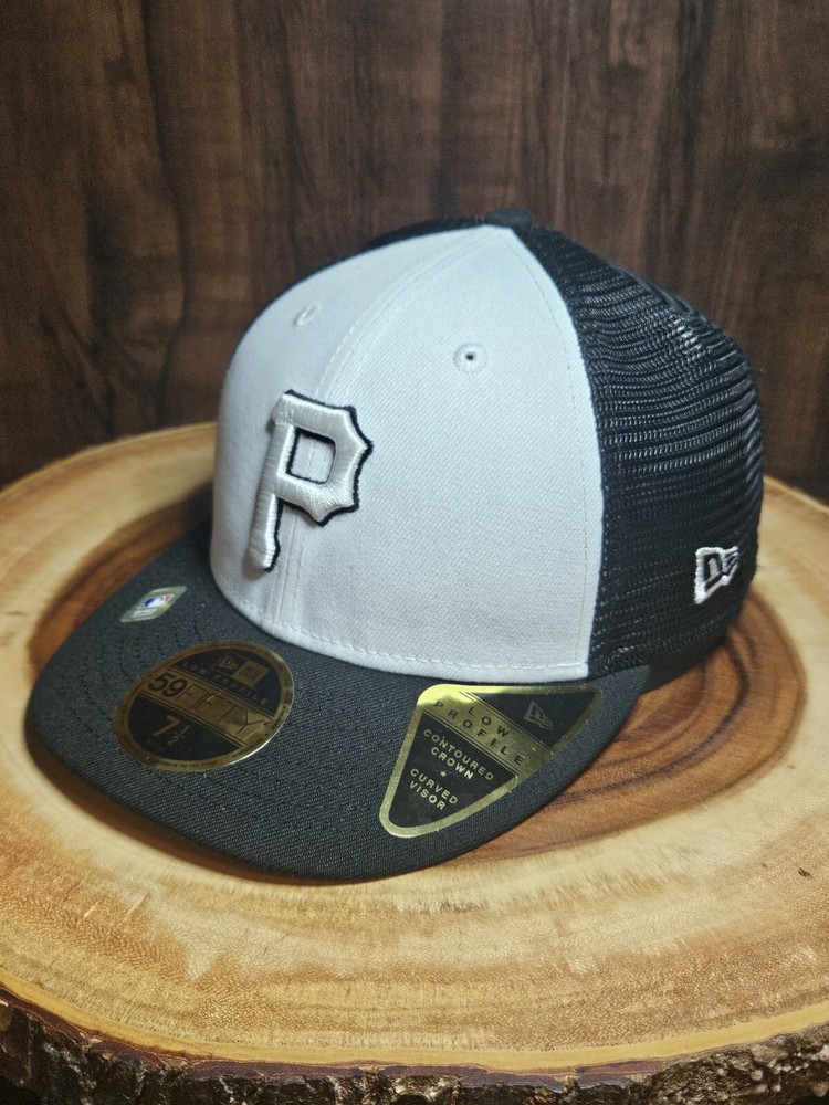 Pittsburgh Pirates New Era 59Fifty LP Fitted Cap Size 7 1/2 Yellow UV MLB Official