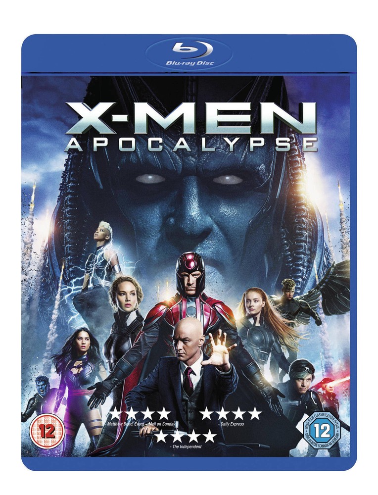 X-Men Apocalypse Blu-ray Starring Oscar Isaac Olivia Munn Sophie Turner UK Import
