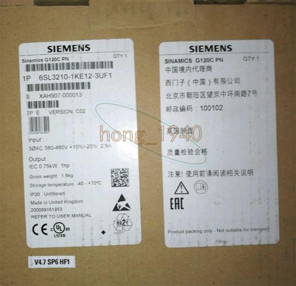 1PC NEW SIEMENS 6SL3210-1KE12-3UF1 6SL3 210-1KE12-3UF1