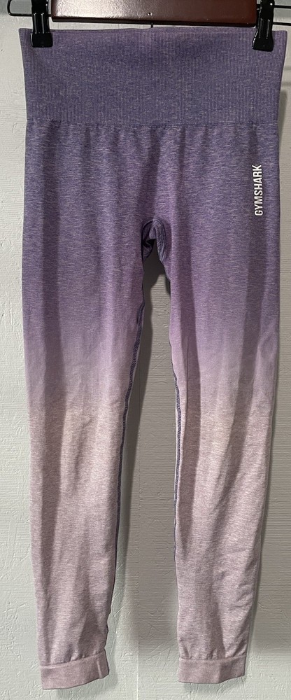 Gym Shark Ombre Purple Women's Long Leggings Size Small GLLG4120