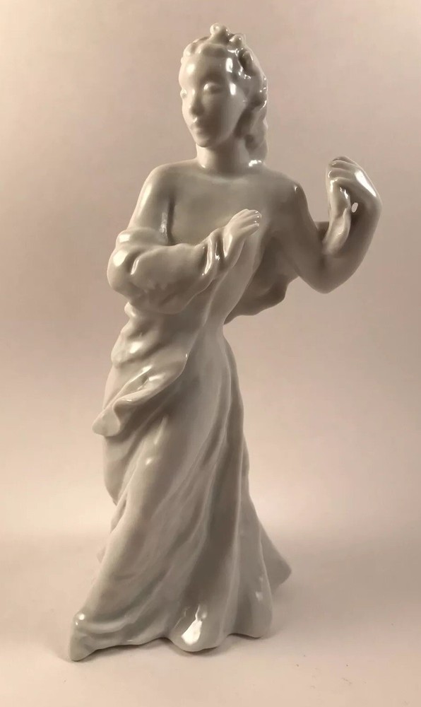 Rosenthal Porcelain Figurine 1933 Adagio by L. Friedrich Gronau 7” Tall White
