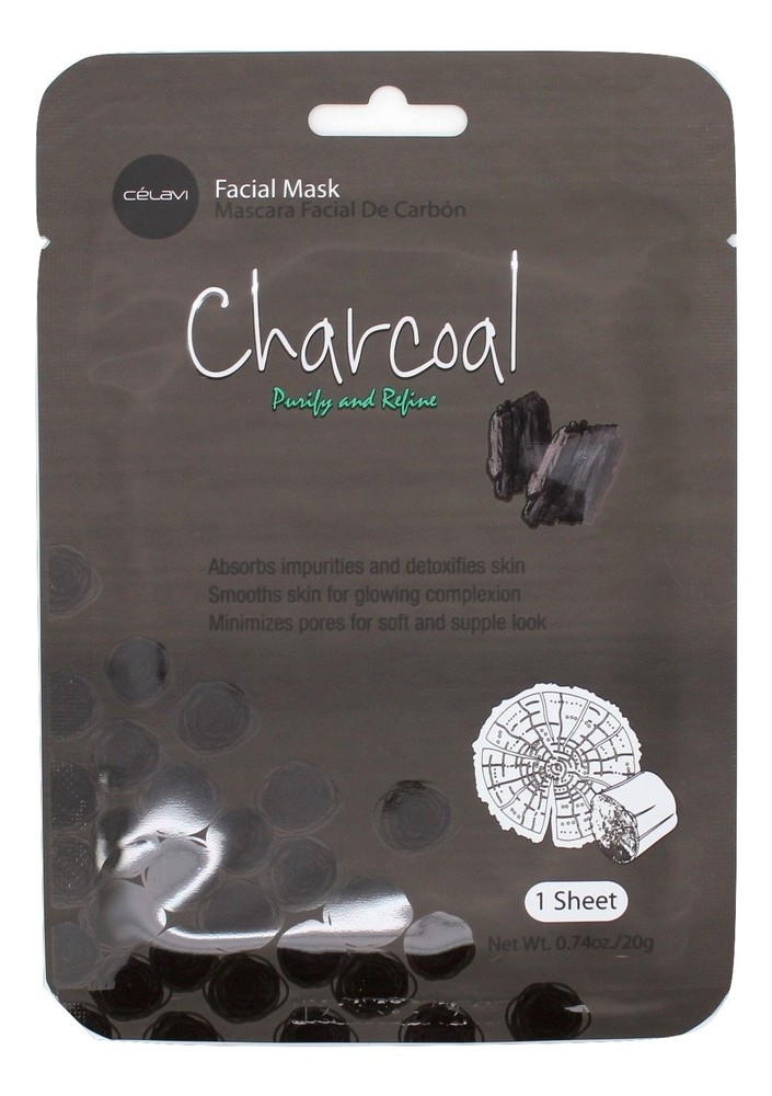 Celavi Korean Essence Facial Mask Sheet 12-Pack for Hydrated Glowing Skin