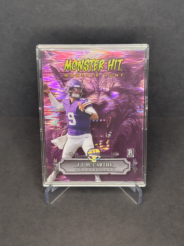 J.J. MCCARTHY 2024 Wild Card Haunted Monster Hit QB 1/1 COLOR MATCH! MHWW-JM