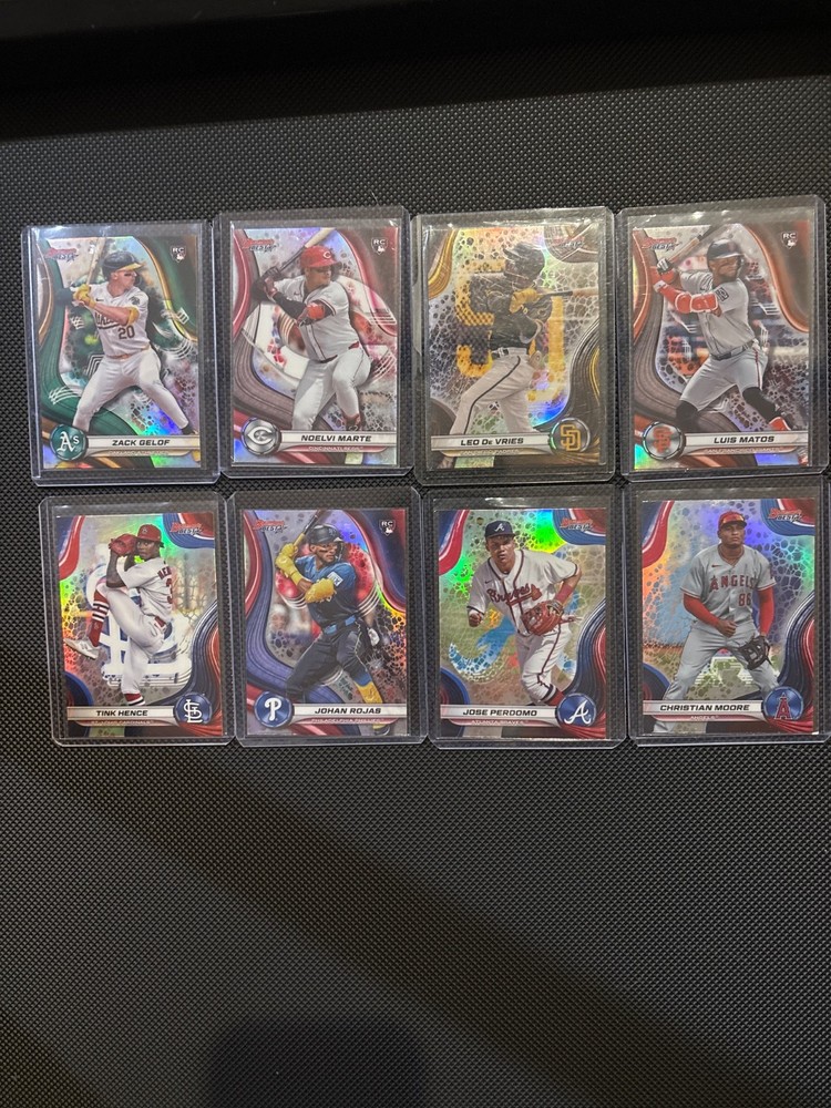 2024 Bowman's Best 8 Card Refractor lot