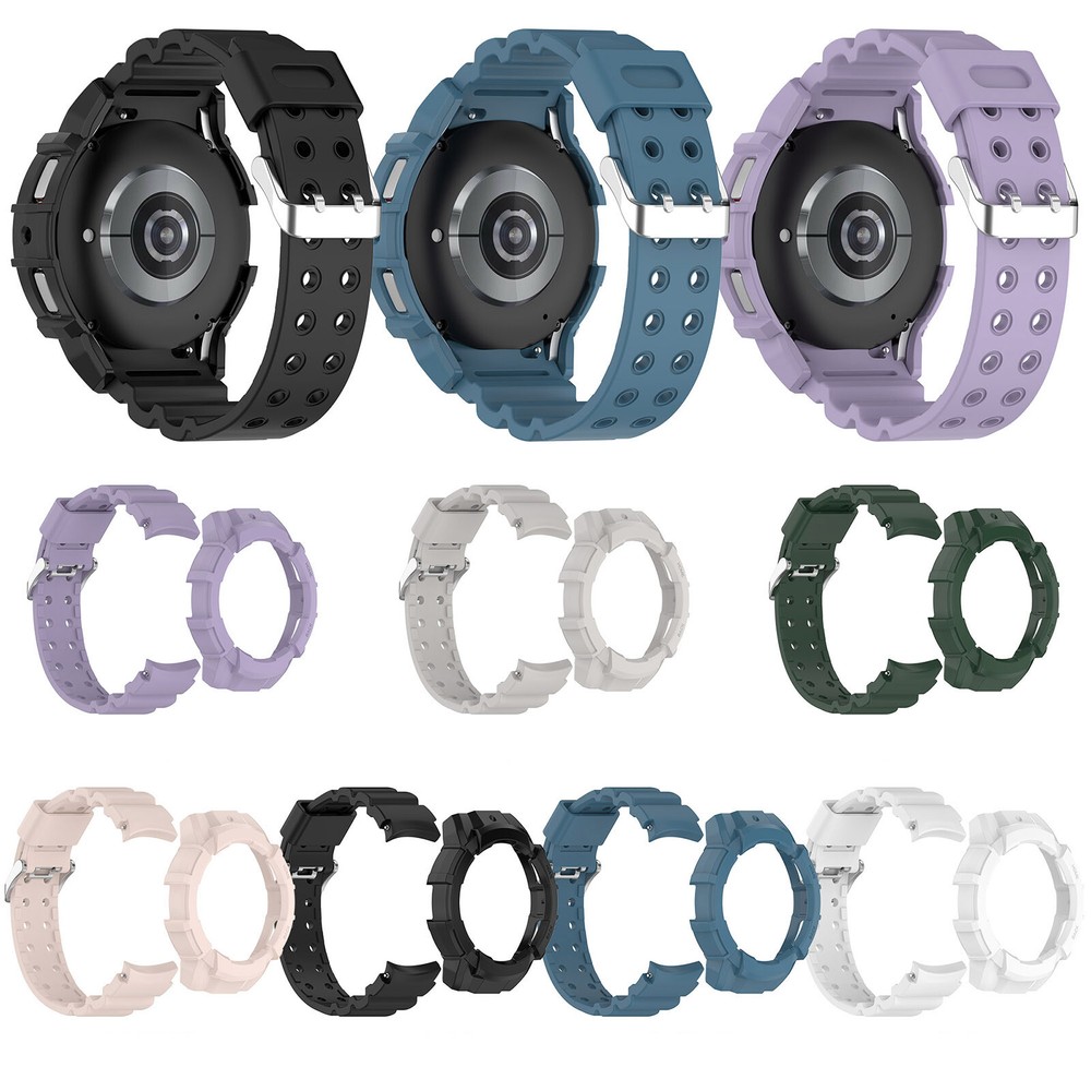 Armored Case Cover Sport Watch Band Strap Set For Samsung Galaxy Watch 6 40/44mm