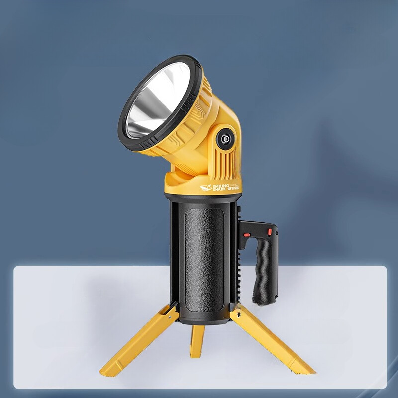 Super Bright Rechargeable Flashlight - High-Powered Portable Searchlight for Outdoor Adventures, Camping, and Emergency Use