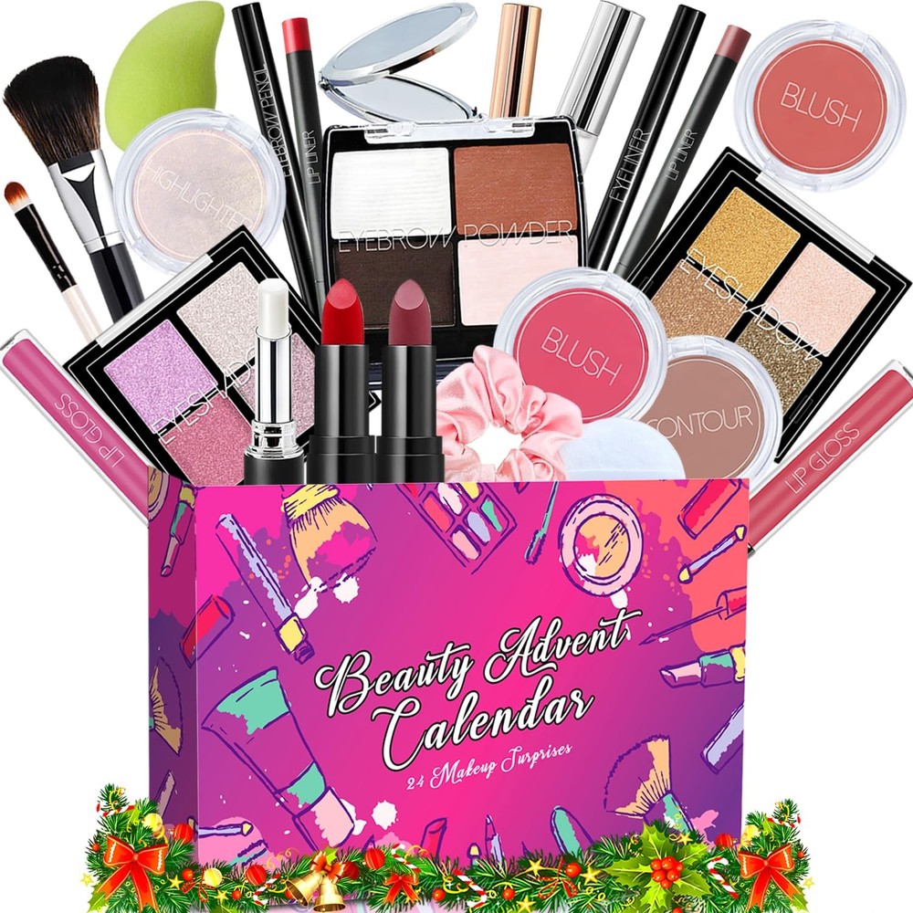 Makeup Advent Calendar 2025 Teen Girls Women Beauty Countdown Multicolor