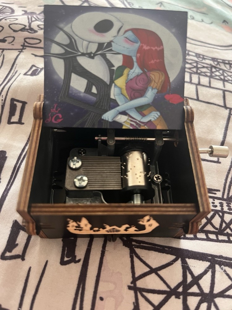 Nightmare Before Christmas Wood Music Box