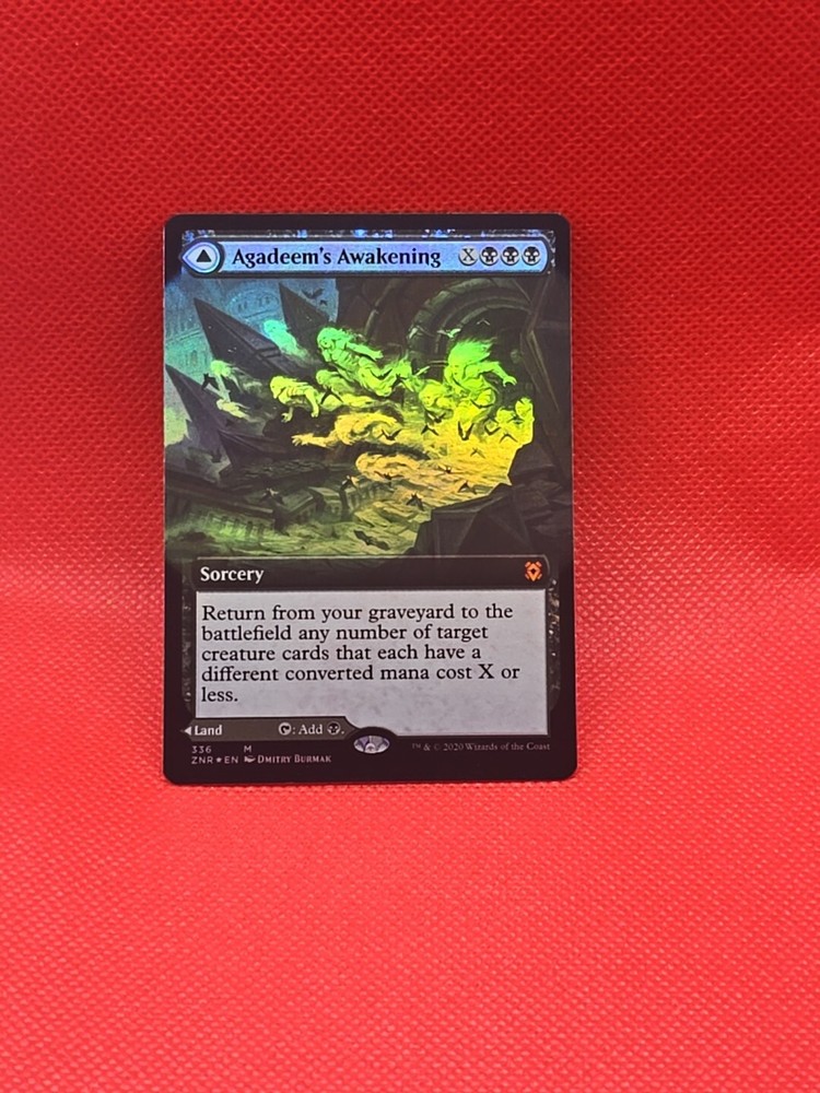 MTG Agadeem’s Awakening Undercrypt Extended Art Foil ZNR Card