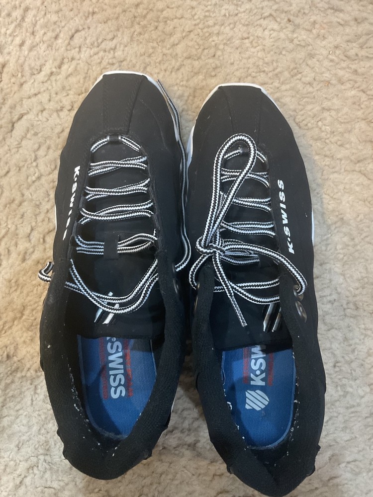K – SWISS black with white sneakers. /   Athletic shoes. Size 11.