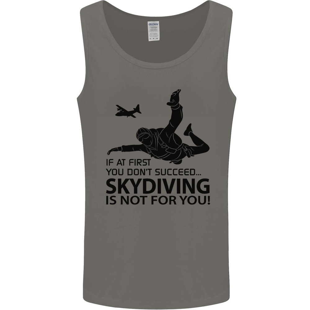 Skydiving Is Not for You Skydive Skydiver Mens Vest Tank Top