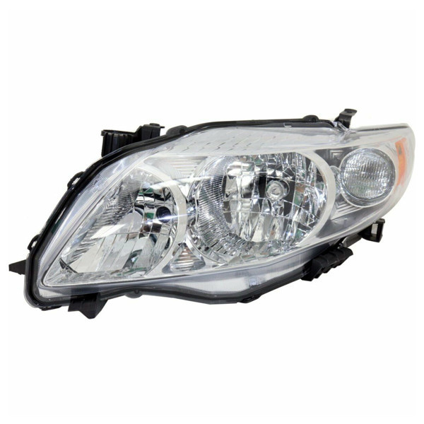 For 09-10 Corolla (Japan Built) Halogen Headlight Headlamp w/o Bulb Driver Side