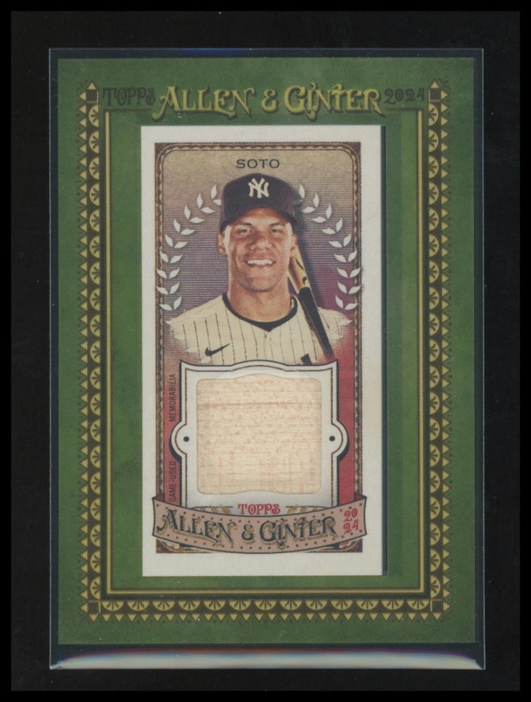 2024 Topps Allen & Ginter #MFR-JS Juan Soto Framed Mini Relics
