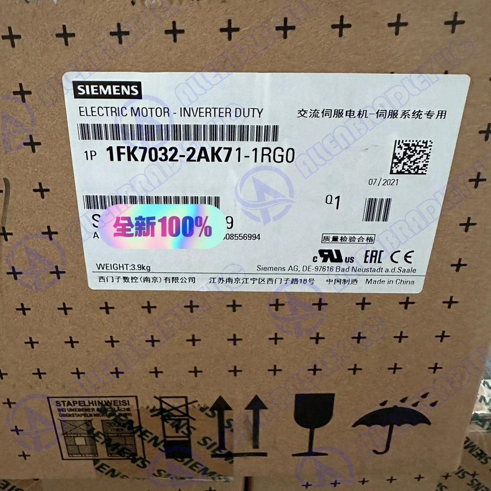 1FK7032-2AK71-1RG0 SIEMENS Servo Motor Synchronous Motor Expedited Shipping GQZ1