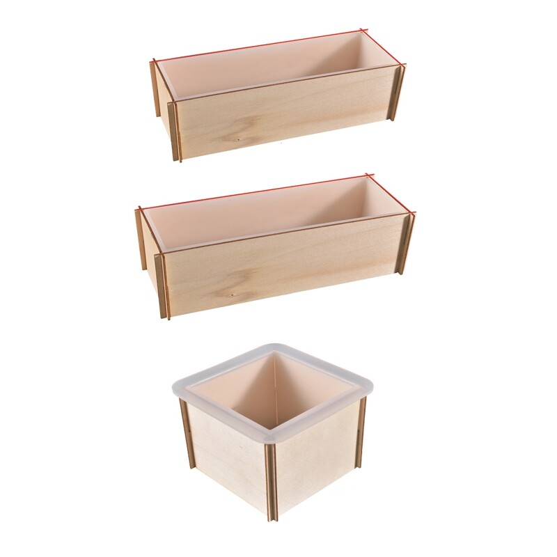 Square Silicone Mold for Dried Flowers UV Resin Crafts