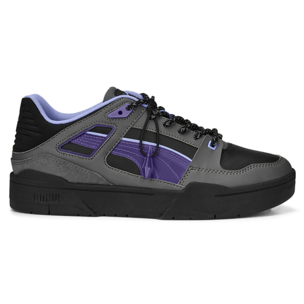 Puma Ff Xiv Slipstream Lace Up  Mens Black, Purple Sneakers Casual Shoes 3077130