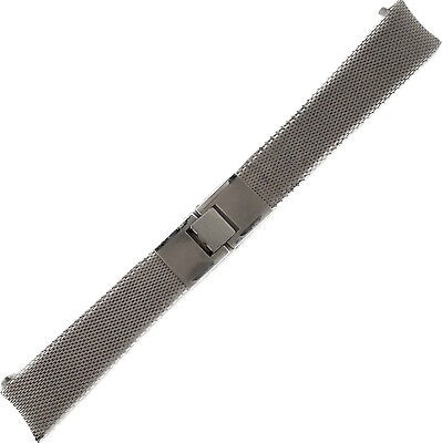 Vintage 17mm Kreisler Men's Wristwatch Band Stainless Steel Mesh Milanese