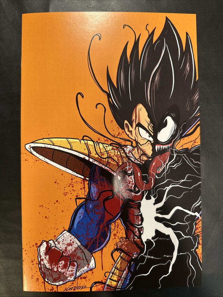 Venomized Battle Damaged Gold Vegeta Dragon Ball Z Statue LTD 25 by Gorkem Demir