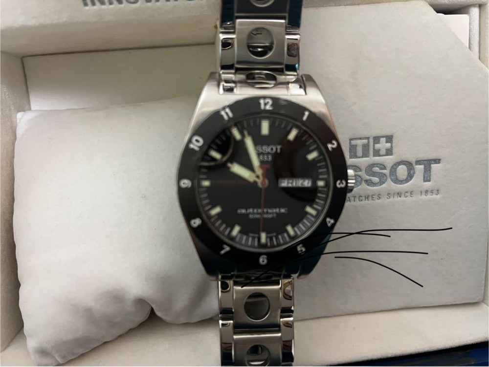 TISSOT Sports T91.1.483.51 Men's Automatic Black 42mm Analog With Box