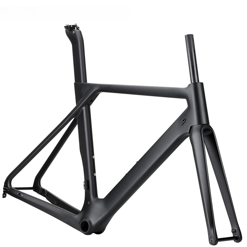 Carbon Bike Frame Fork and Seatpost Disc Brake Aero Frameset Road Bike Framework