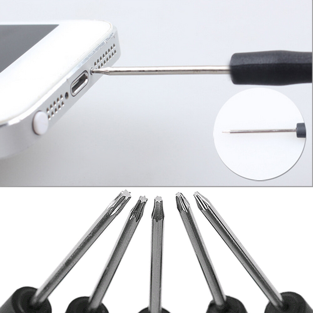 5X Precision Torx Screwdriver Set T2+T3+T4+T5+T6 Repair Tool For Mobile Phone