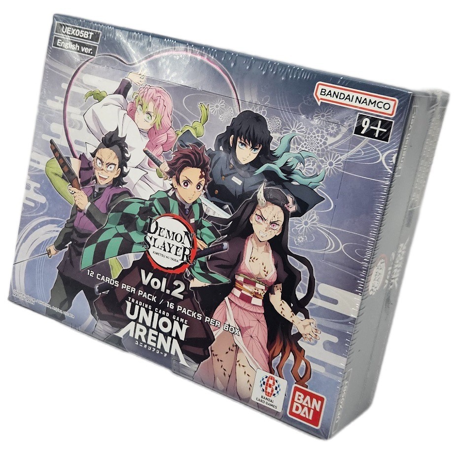 Bandai TCG Union Arena: Demon Slayer Volume 2 Factory Sealed 16 Pack Booster Box