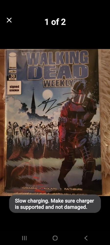 Walking Dead Signed Comic Book-Robert Kirkman