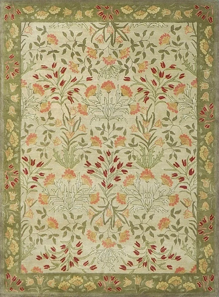 Multi Size Pottery Barn Adeline Area Rug | Hand Made Rug | 100% Wool Area Rug