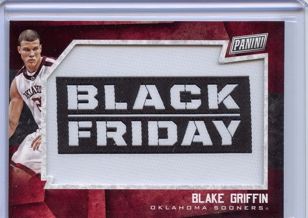 Blake Griffin 2015 Panini Black Friday OU Relic Patch #6 Oklahoma