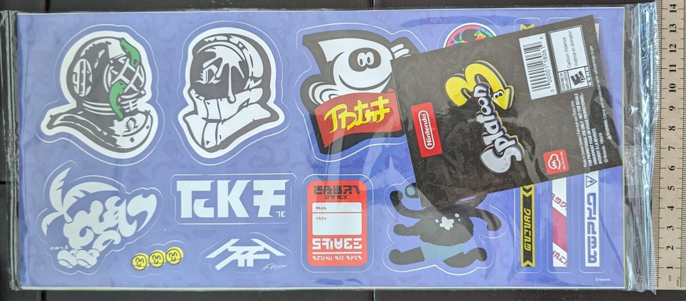 Splatoon 3 Graffiti sticker set | My Nintendo limited-time reward-image
