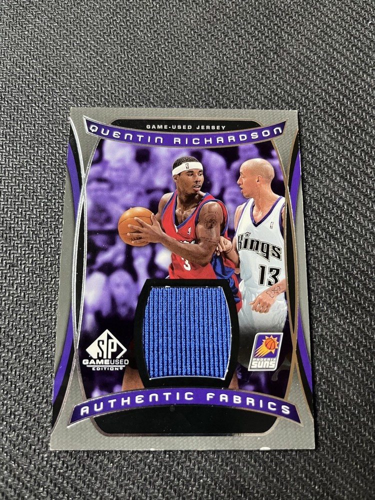 04-05 SP Game Used Authentic Fabrics Quentin Richardson Relic (Phoenix Suns)