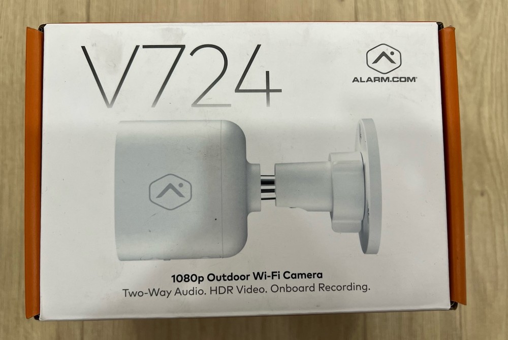 ALARM.COM V724X 1080p Outdoor Wi-Fi Camera White ADC-V724X Open Box Condition
