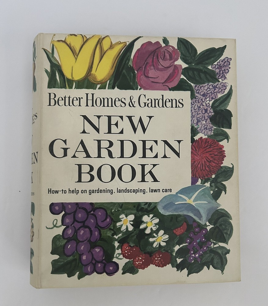 Vintage 1961 Better Homes & Gardens New Garden Book 5 Ring Binder 60s Photos