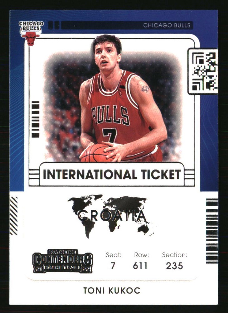 Toni Kukoc 2021-22 Panini Contenders #18 NBA Basketball Trading Card