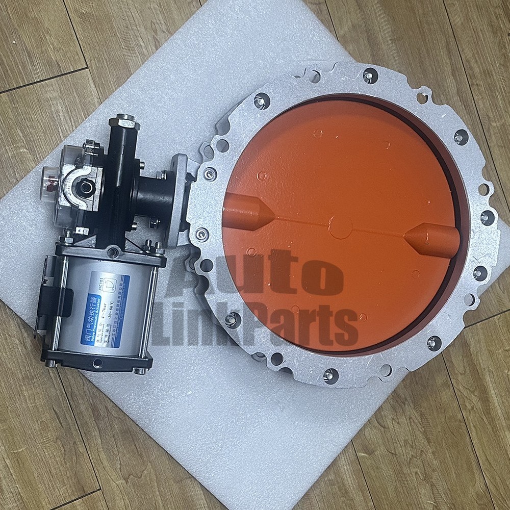 ONE NEW DN300 Pneumatic powder Cement double flanged butterfly valve