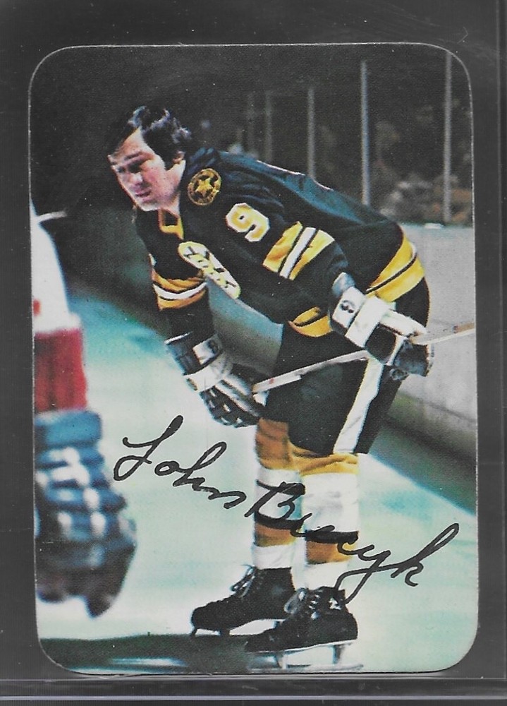 1976-77 Topps Glossy Insert Johnny Bucyk Hockey Card #14