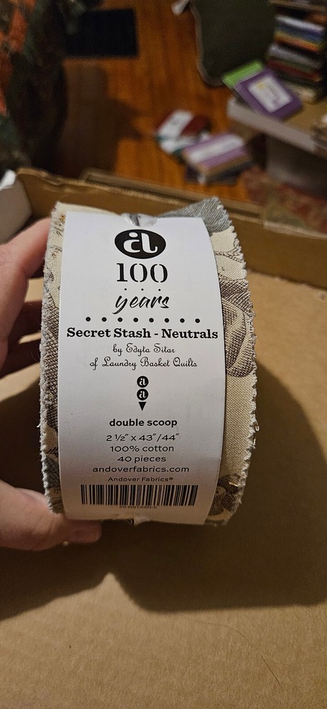 Discover the Secret Stash Warm Andover Fabrics Double Scoop 2 1/2