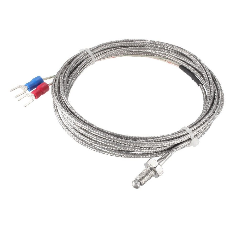 K-Type Thermocouple Temperature Sensors M6 Thread Probe with 3M/9.8Ft Wire