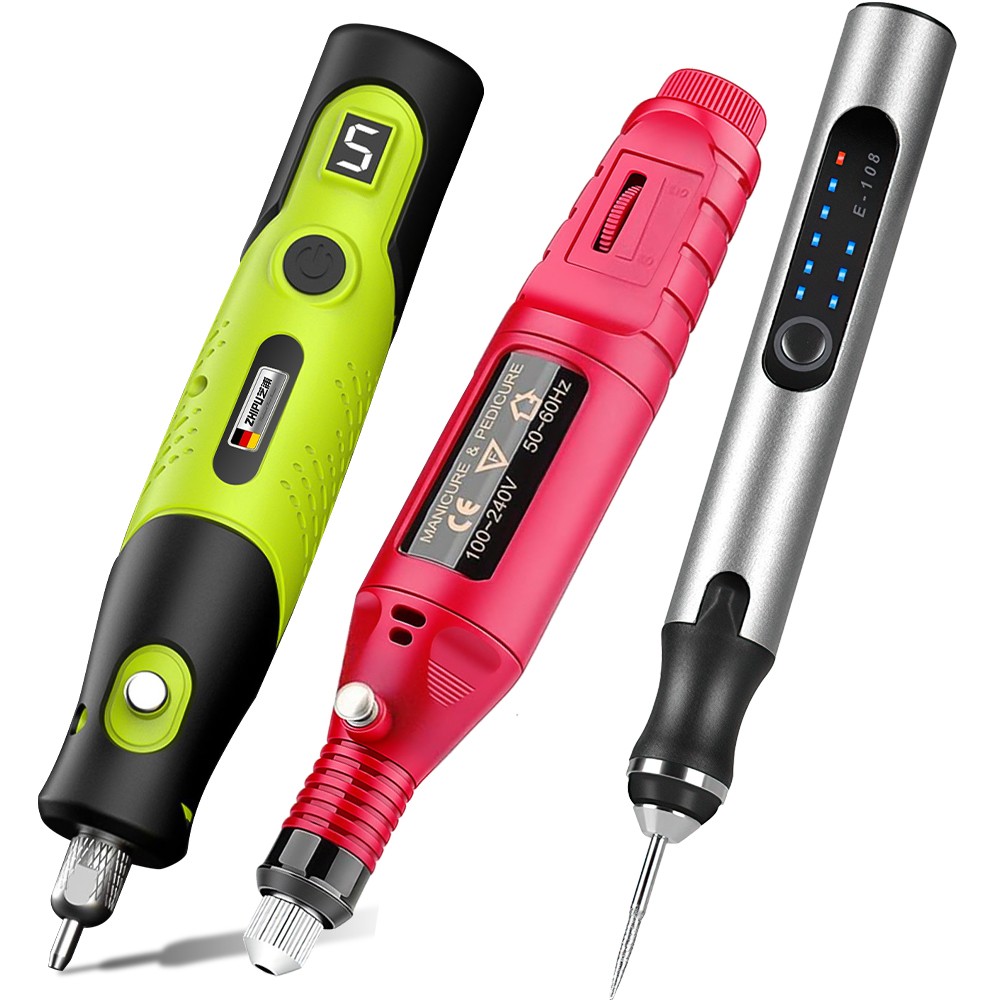 231pcs Electric Mini Drill Pen Cordless Grinder Engraving DIY Rotary Compact Set